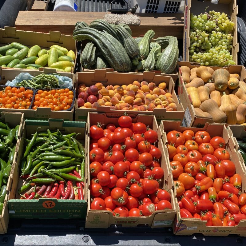 A truck load of veggies